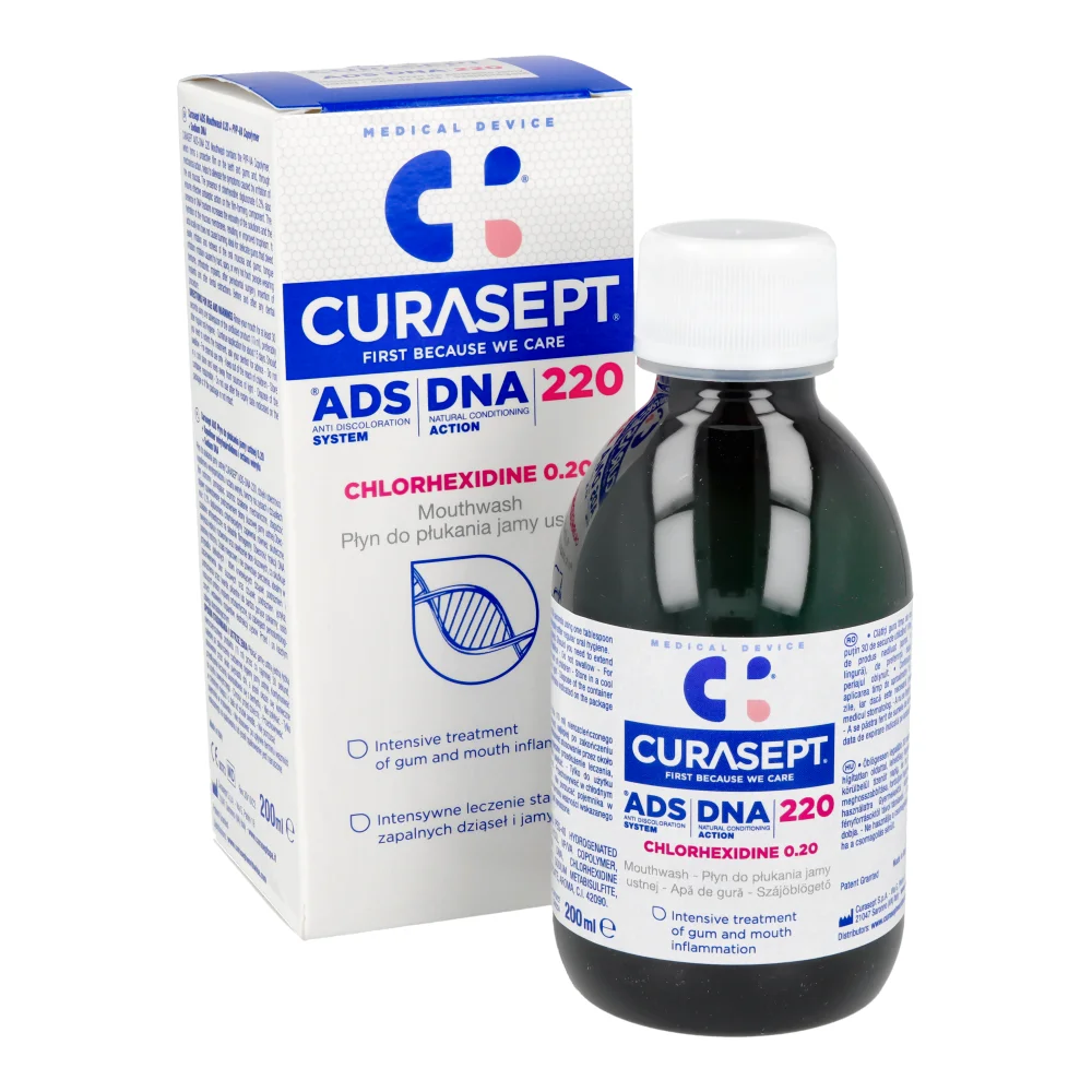 Curasept ADS 220-жидкость 0,2% CHX 200 мл