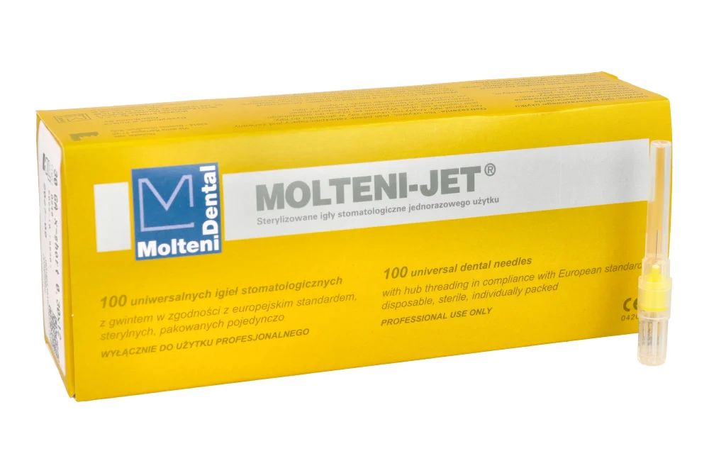 Иглы для Карпул 100 шт. Molteni-Jet