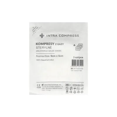 Газовые компрессы стерильные 3 шт. Intra Compress — фото 2