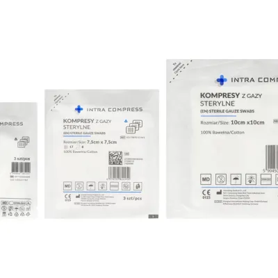 Газовые компрессы стерильные 3 шт. Intra Compress