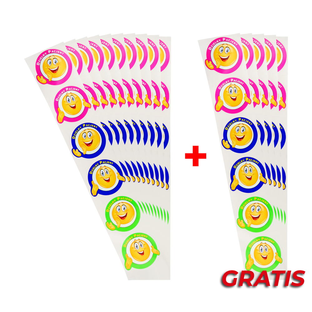 Игрушка — Наклейки «Храбрый пациент» 6 видов 10 + 5 в подарок