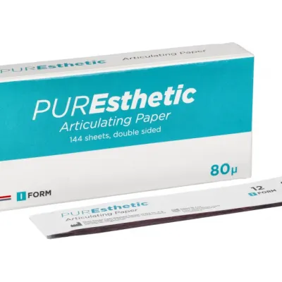 Калька короткого замыкания PUREsthetic 80μ прямая 144 шт. Poldent