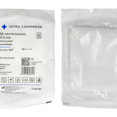 Газовые компрессы стерильные 1 шт. Intra Compress — фото 3