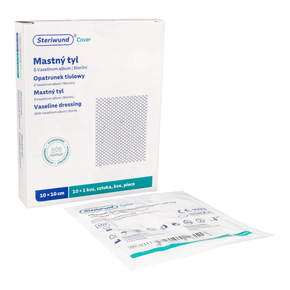 Стерильный тюлевый компресс 1 шт. Steriwund