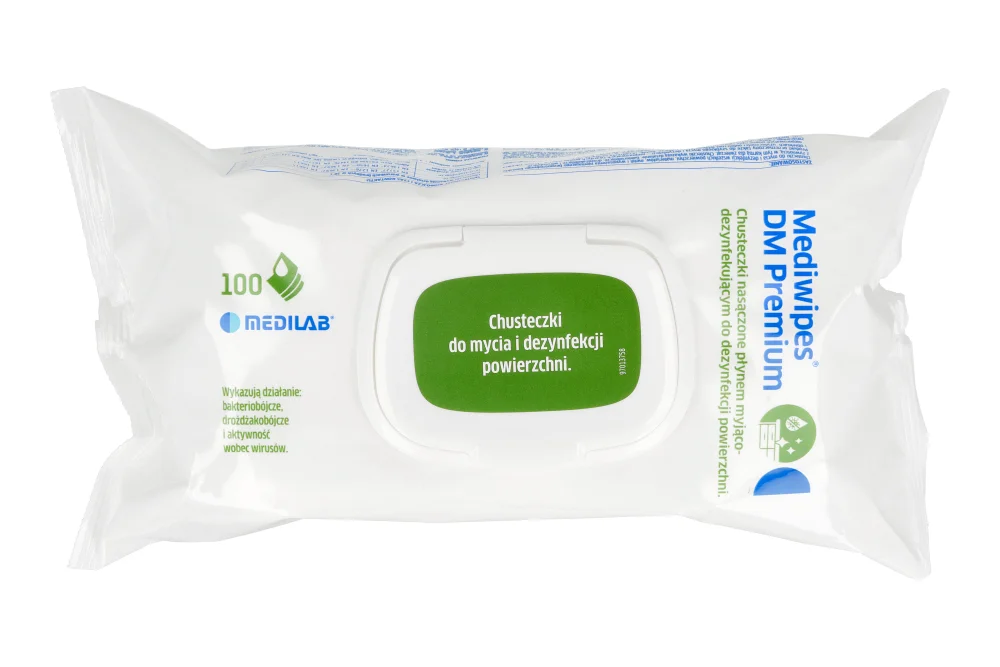 Безалкогольные салфетки Mediwipes DM Premium flow pack 100 шт. MediLab