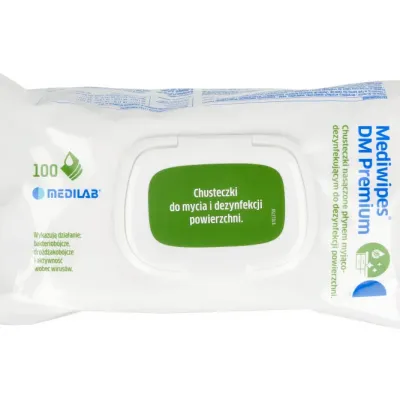 Безалкогольные салфетки Mediwipes DM Premium flow pack 100 шт. MediLab
