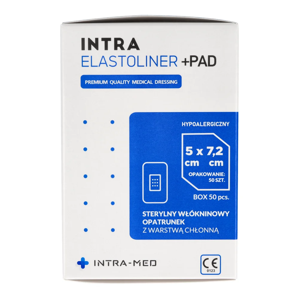 Пластырь с повязкой 50 шт. Intra-Med