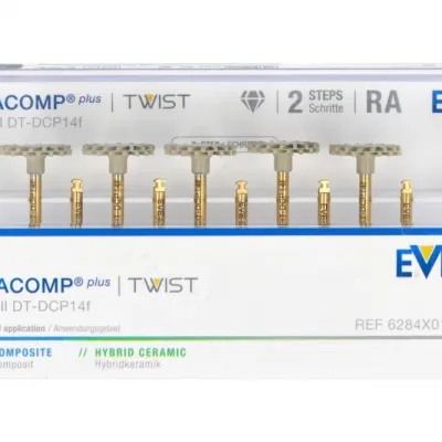 Алмазные резинки Diacomp plus Twist 10 шт. ЕВА — фото 2