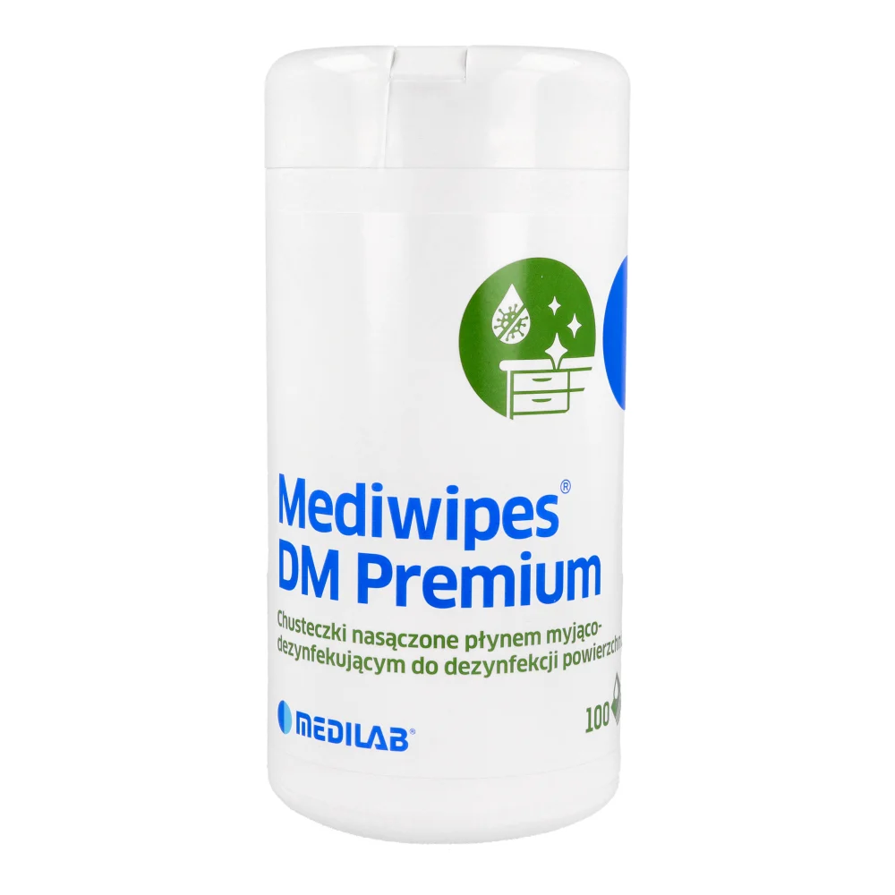 Салфетки Mediwipes DM Premium в контейнере 100 шт. MediLab