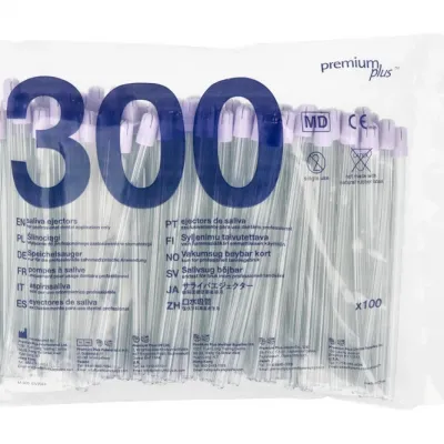 Наконечники для слюноотделения 100 шт. Premium Plus
