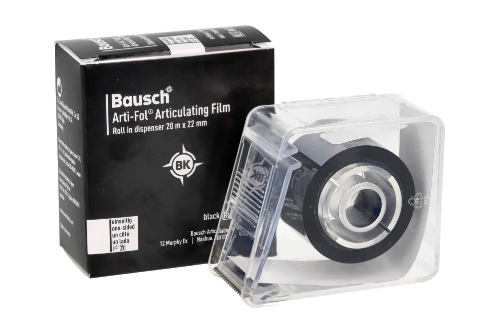 Односторонняя артикуляционная пленка 8μ Black 20 m BK 20 Bausch