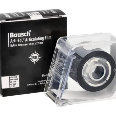 Односторонняя артикуляционная пленка 8μ Black 20 m BK 20 Bausch