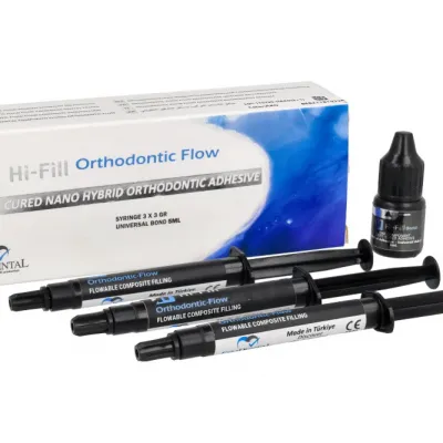 Ортодонтический наполнитель Hi-Fill, 3 г x 3 шт. + 5 мл Bond FSM