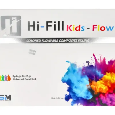 Hi-Fill цветной композитный детский поток 2 г x 6 шт. + 5 ml Bond FSM — фото 10