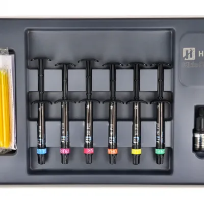 Hi-Fill цветной композитный детский поток 2 г x 6 шт. + 5 ml Bond FSM — фото 2
