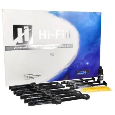 Hi-Fill Universal Nano Hybrid 4 g x 7 szt. + 2 г х 3 шт.  + 5 ml Bond FSM