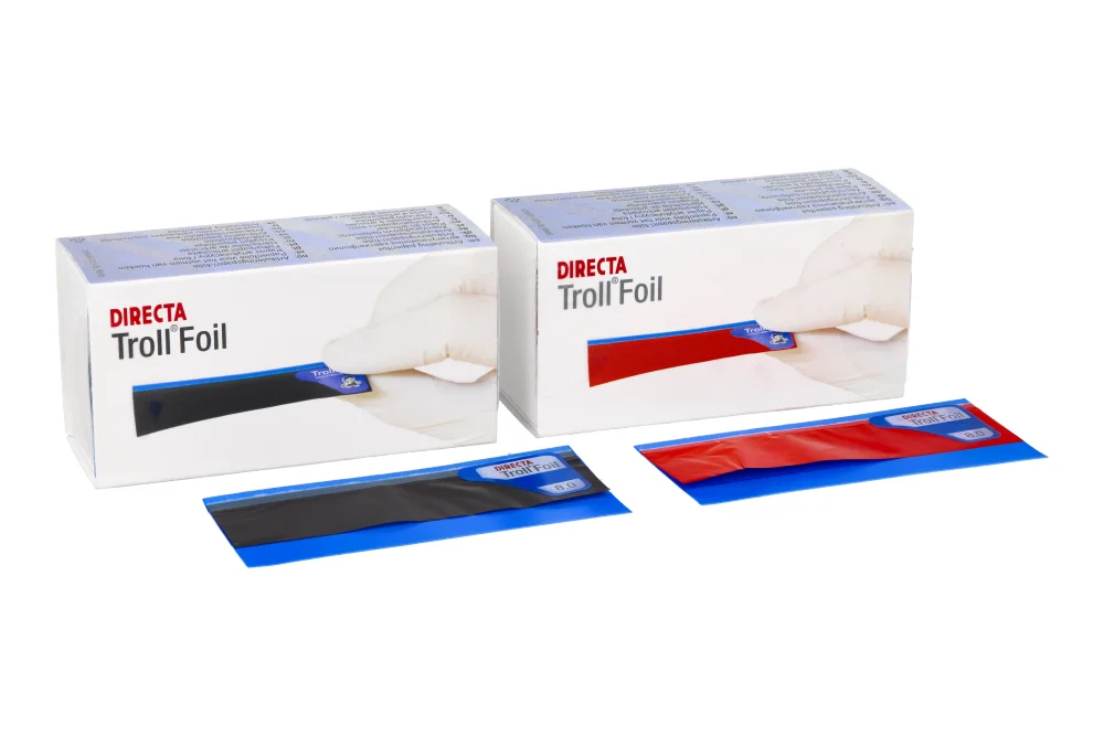 Артикуляционная фольга двусторонняя 8 мкм 100 шт. Directa