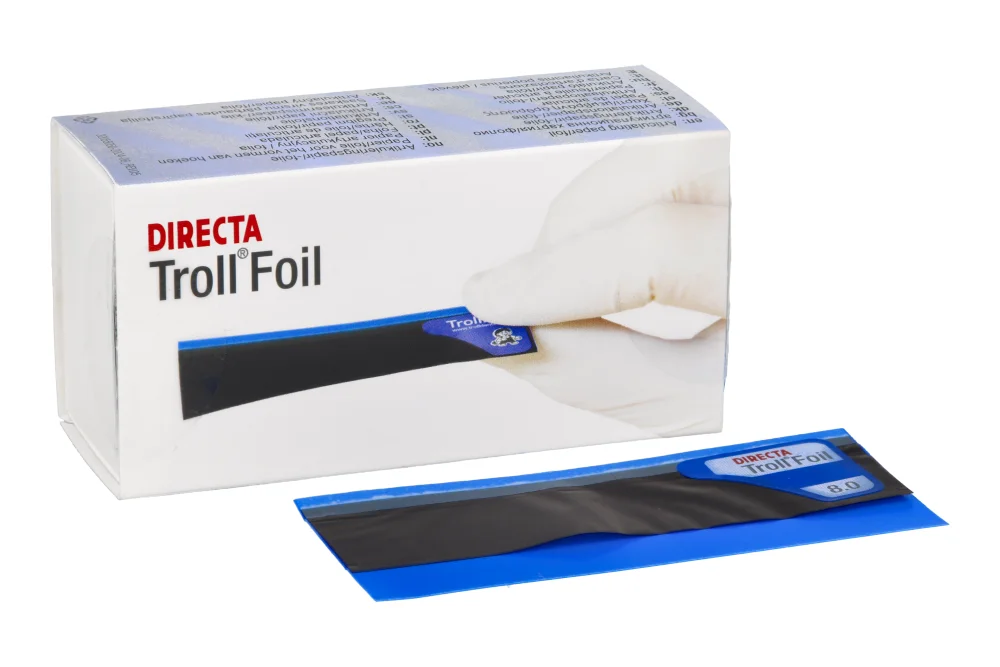 Артикуляционная фольга двусторонняя 8 мкм 100 шт. Directa