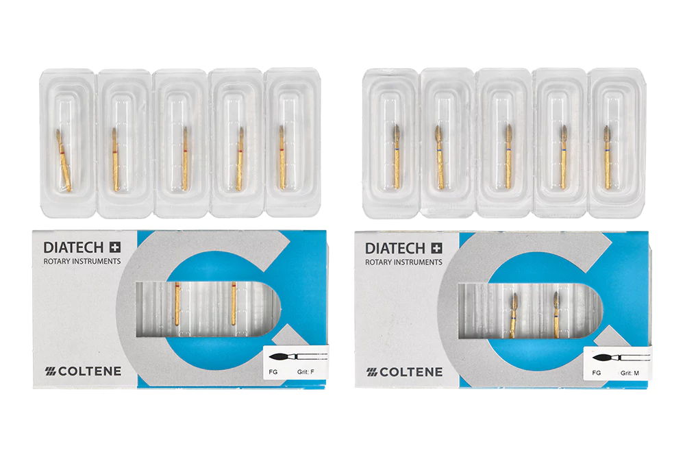 Алмазный бор яйцевидный на турбину 5 шт. Coltene