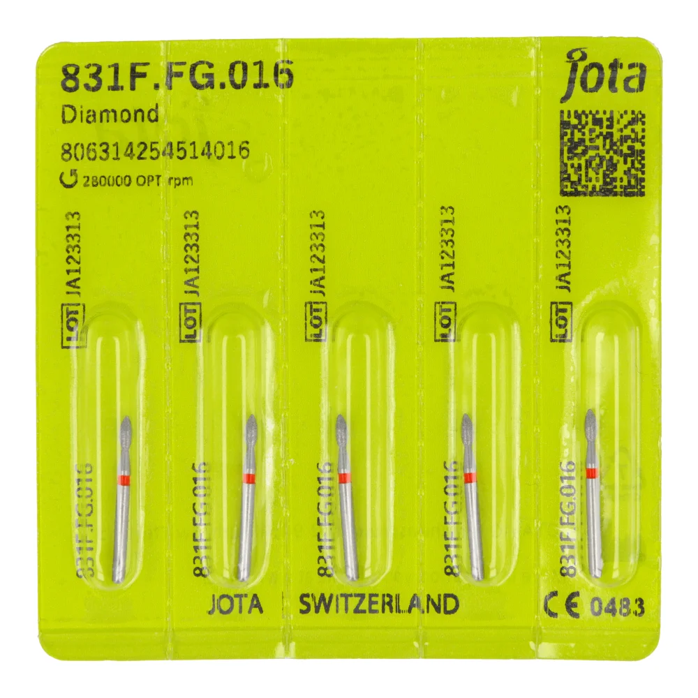 Алмазные боры «пламя» для турбины 5 шт. Jota