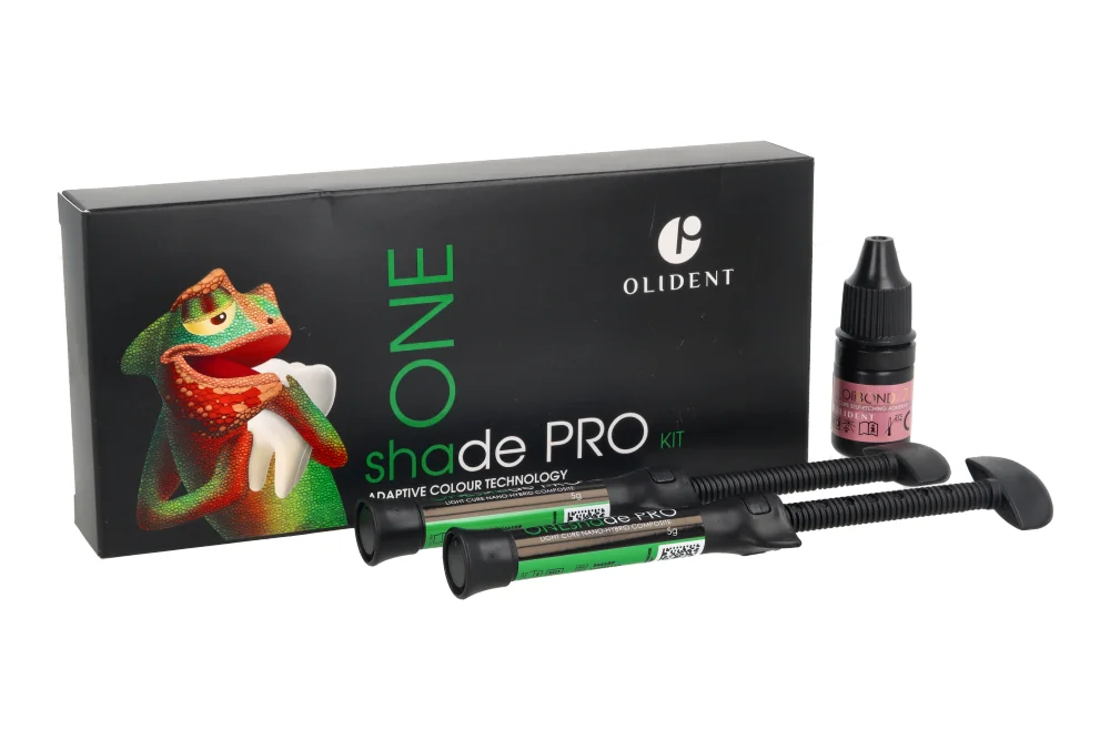 Набор ONE Shade PRO KIT 5 г x 2 шт. + 5 мл OliBOND 7 OLIDENT