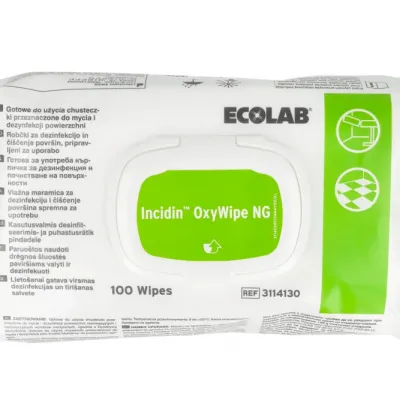 Incidin OxyWipe ng flow Pack безалкогольные салфетки 100 шт. Ecolab