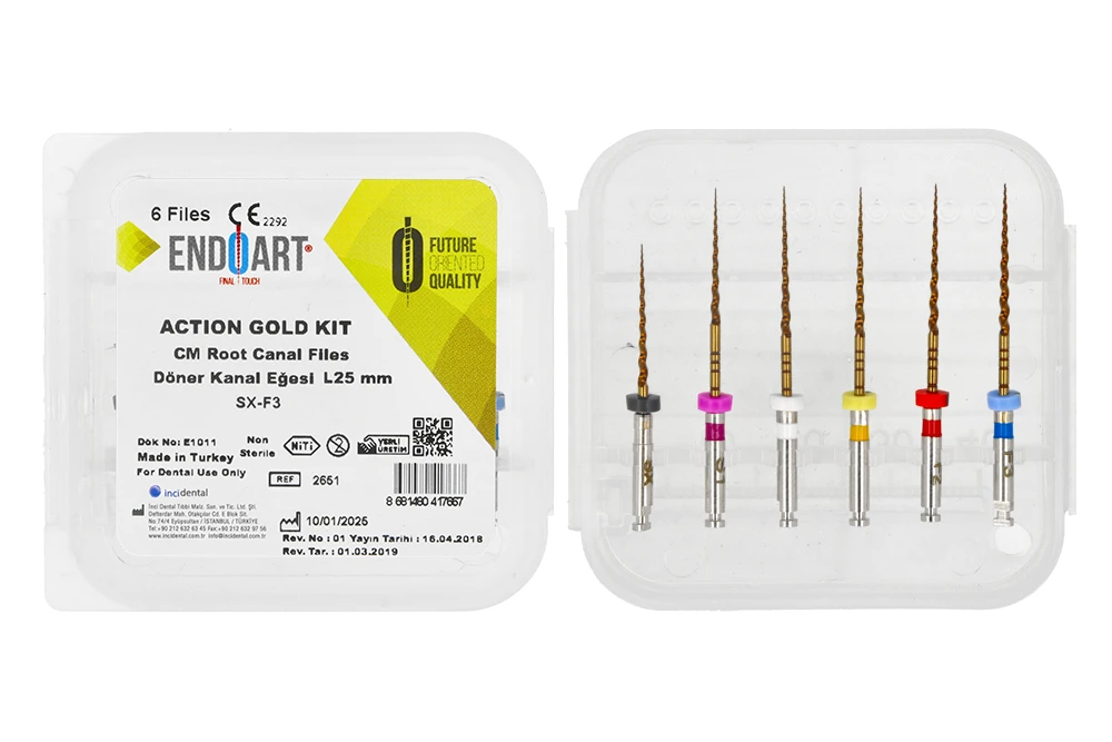 Набор файлов Gold Kit, 6 шт. EndoArt