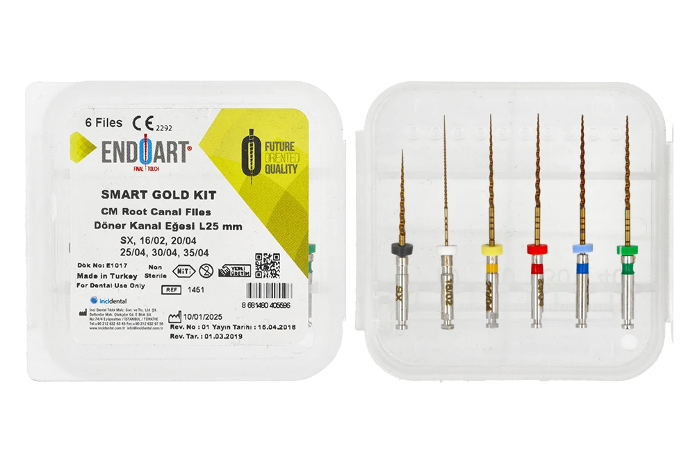 Набор файлов Gold Kit, 6 шт. EndoArt