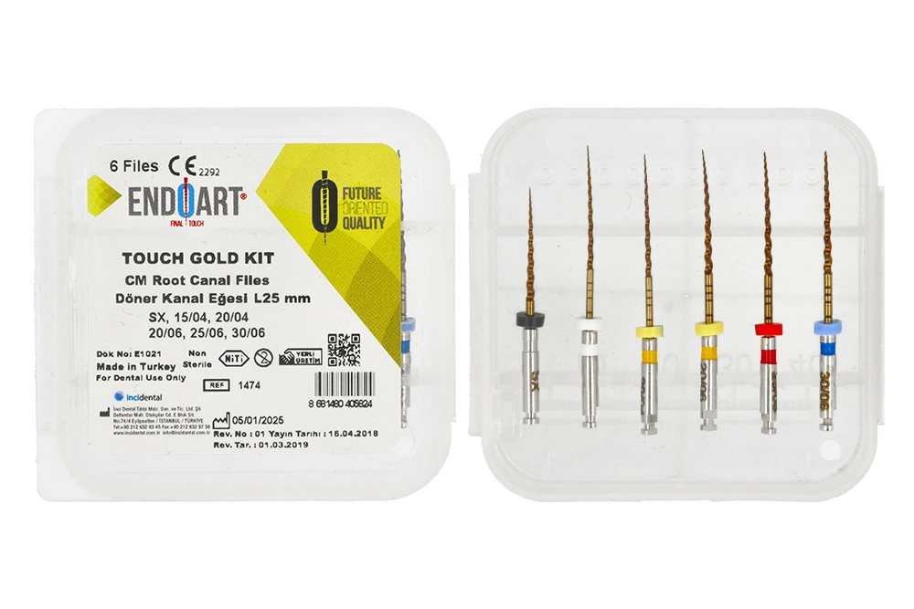 Набор файлов Gold Kit, 6 шт. EndoArt