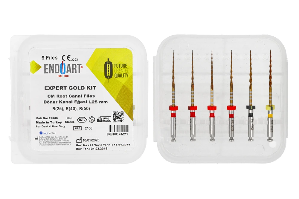 Набор файлов Gold Kit, 6 шт. EndoArt