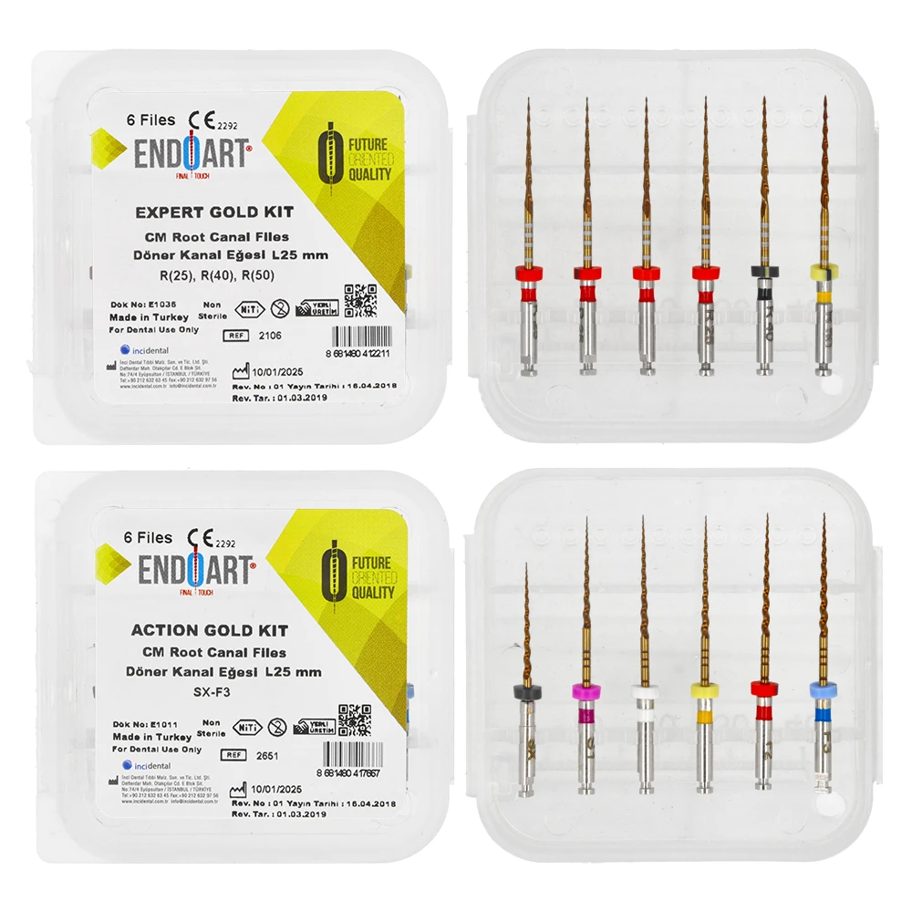 Набор файлов Gold Kit, 6 шт. EndoArt