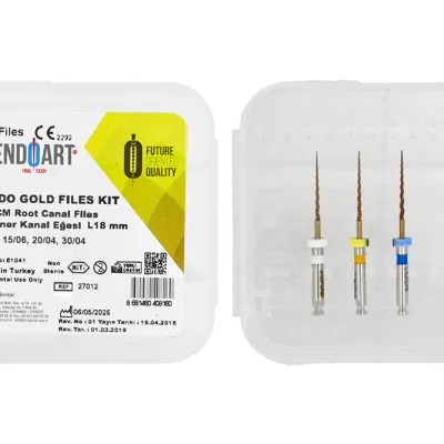 Напильники Gold Kit 3 шт. EndoArt