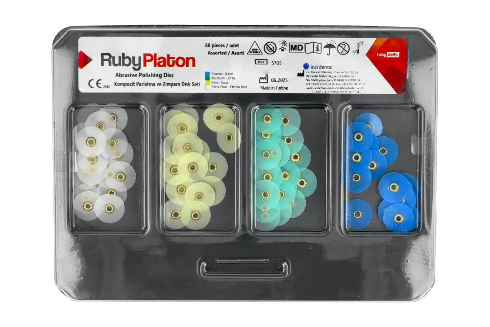 Абразивные диски RubyPlaton 80 шт. + рубидент
