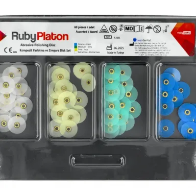 Абразивные диски RubyPlaton 80 шт. + рубидент