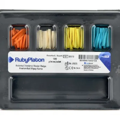 RubyPlaton деревянные клинья 100 шт. Рубидент