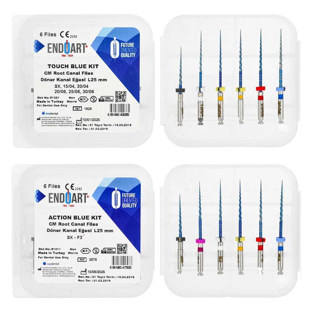 Файлы Blue Kit 6 шт. EndoArt