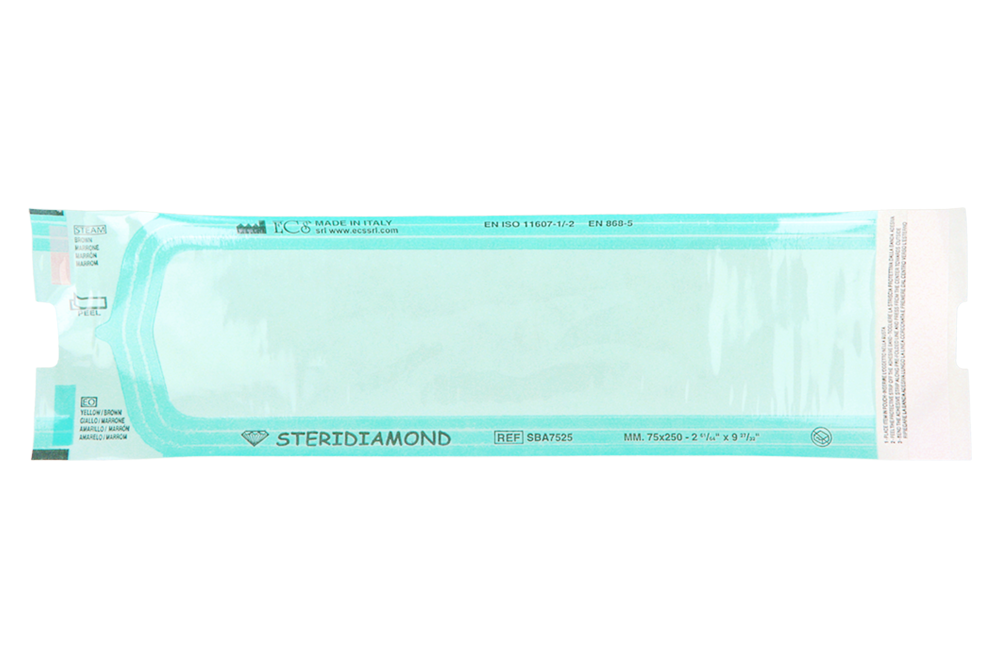 Пакеты для стерилизации 75×250 мм, 100 шт. ECS