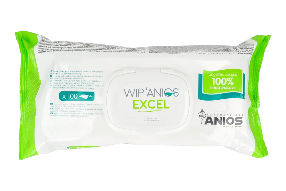 Безалкогольные салфетки Wip'Anios Excel 100 шт. flow pack Anios