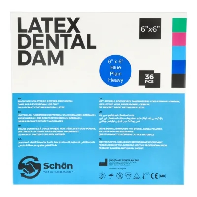 Latex Dental Dam Coferdam 36 шт. Schon — фото 3