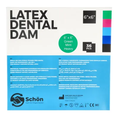 Latex Dental Dam Coferdam 36 шт. Schon — фото 5