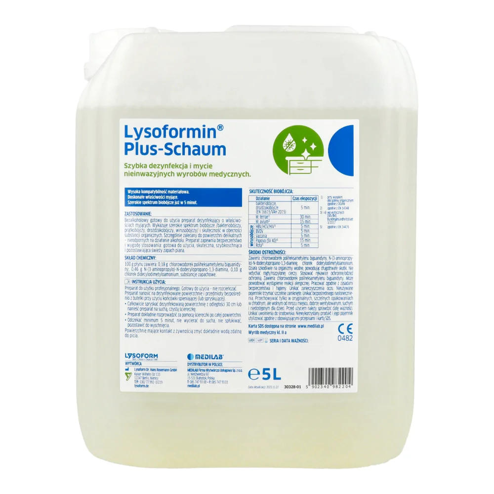 Lysoformin Plus - пена 5 л MediLab