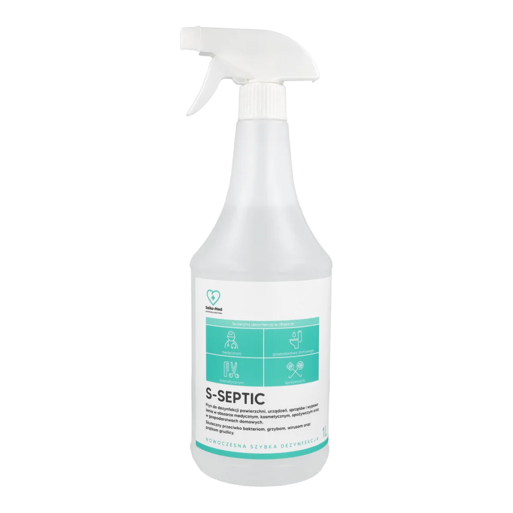 Дезинфицирующее средство S-Septic 1 л + насос Saiko-Med
