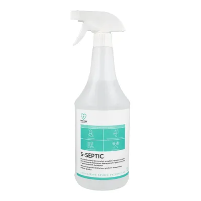 Дезинфицирующее средство S-Septic 1 л + насос Saiko-Med