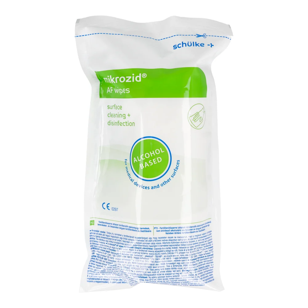 Спиртовые салфетки Microzid AF Wipes картридж 150 шт. Шульке