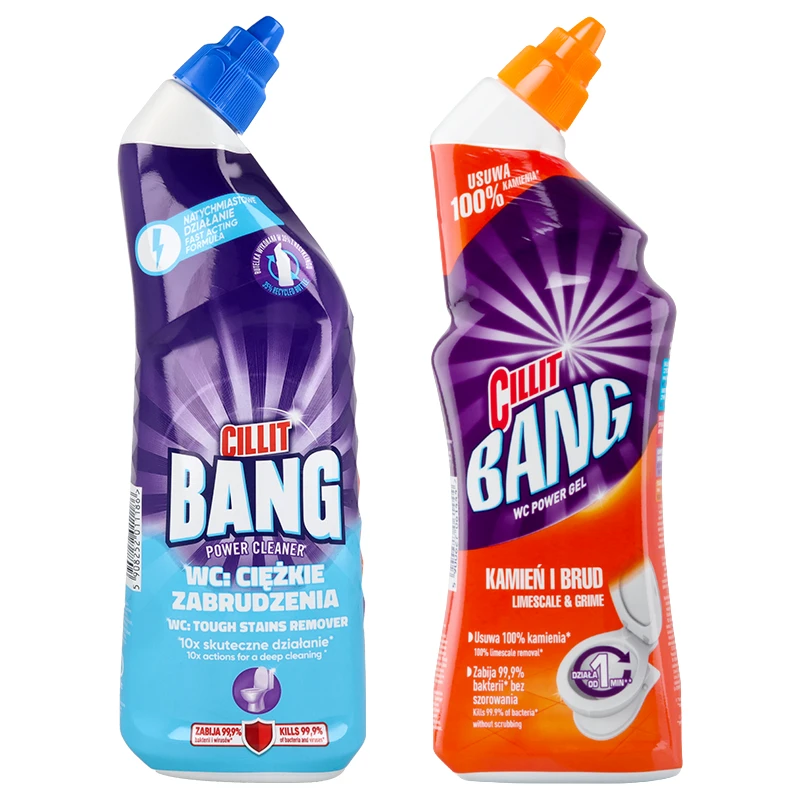 Cillit Bang гель от камня и грязи для унитаза 750 мл