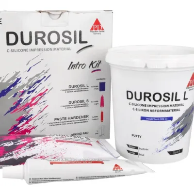 Набор для начинающих DUROSIL (L + S + отвердитель для пасты) President Dental