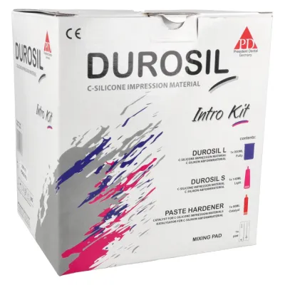 Набор для начинающих DUROSIL (L + S + отвердитель для пасты) President Dental — фото 5