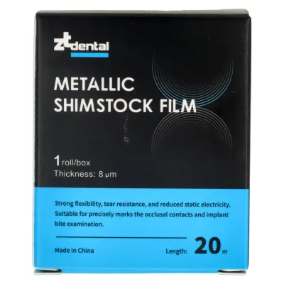 Фольга металлизированная 8 мкм Shimstock 20 м ZTdental — фото 6