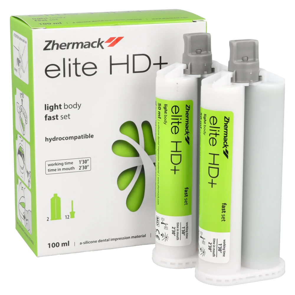Elite HD+ Light Fast 50 мл × 2 шт. Zhermack