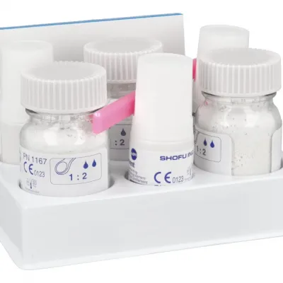 Glasionomer Cement CX-Plus Kit 35 g x 3 szt. + 21 г x 3 шт. SHOFU — фото 2